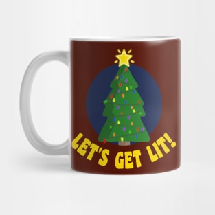 Let's Get Lit! - Funny Christmas Mug